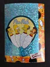 2000 Artbox  The Simpsons Sticker  Prism Chase Card C3 Pin Pals