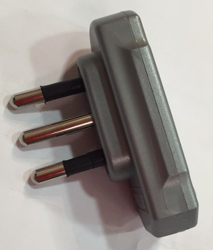8007/ARG Plug 2P+T 10A Flying Flat Silver Plated - 第 1/1 張圖片