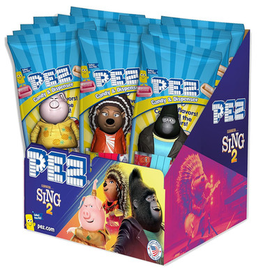 Candy Sing 2 Dispensers, Individually Wrapped Each with Two Candies, 1.15 Pounds