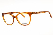Guess GU50114 053 Blonde Havana 51mm Eyeglasses New Authentic