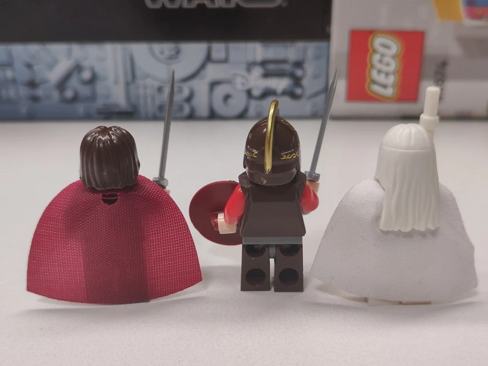 Lord of the Rings Aragorn King Theoden Gandalf the White Custom Lego Minifigures - Image 2 of 4