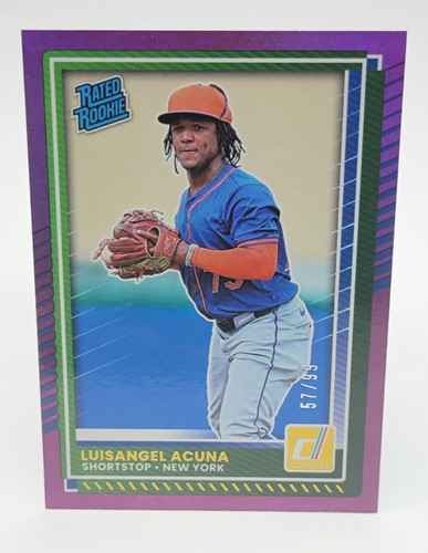 Luisangel Acuna [Holo] #1 2025 Panini Donruss card