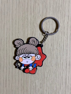 Zero Zero Hero Rubber Keychain   Collectible, Mint Condition,