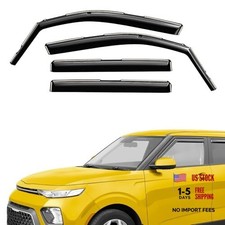 Extra Durable Window Deflectors in-Channel Window Visors For Kia Soul 20-26