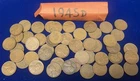 1945 D LINCOLN CENT ROLL 50 COINS