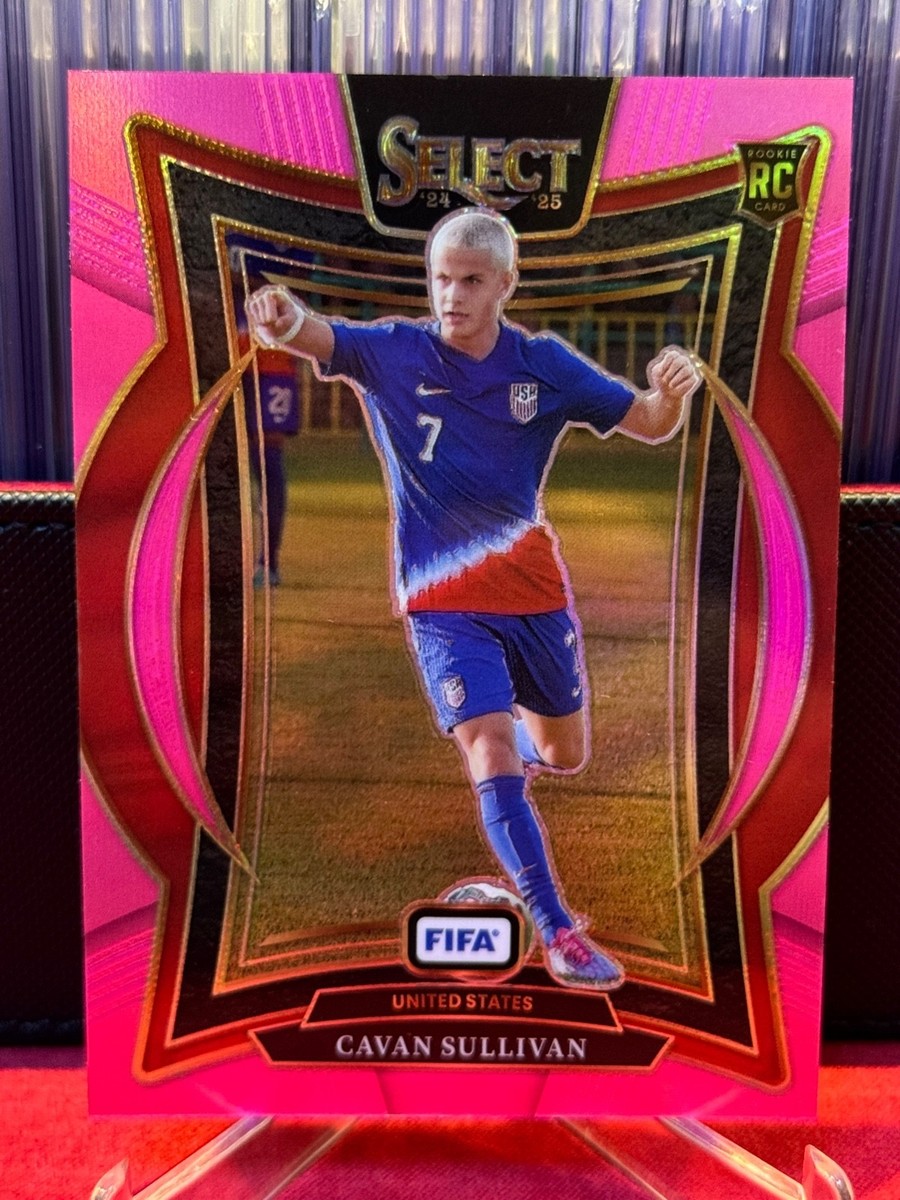 2024-25 Panini Select FIFA Cavan Sullivan Terrace Level Pink