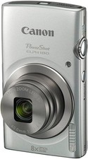 Canon Powershot ELPH 180 Digital Camera 20.0 MP 8x Optical Zoom with Accessories