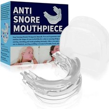 Anti Snore Mouthpiece Sleep Aids Mouth Guards Stop Snoring Adjustable Bruxisms