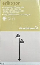 GOODHOME ERIKSSON INTEGRATED LED OUTDOOR POST LIGHT - **Brand New in Box**
