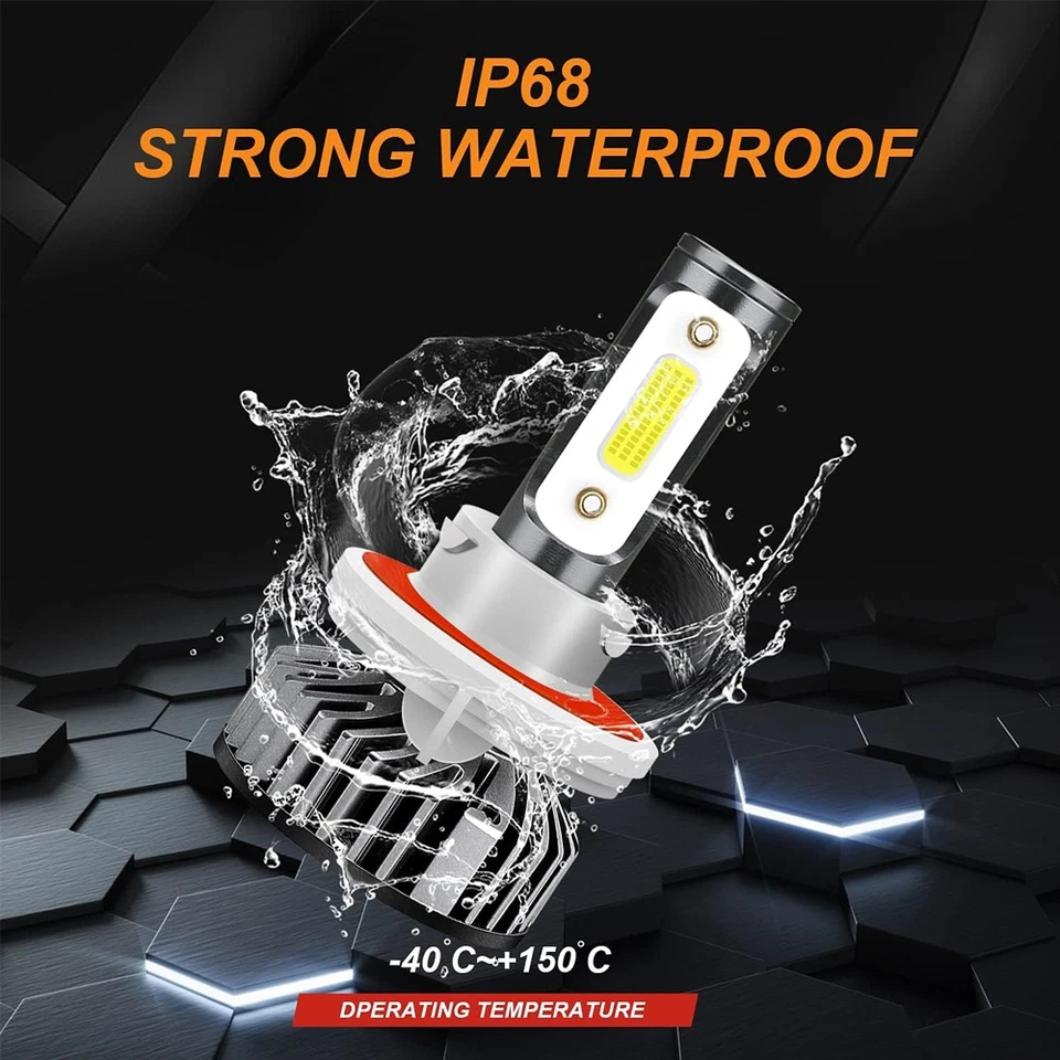 Para Mini Cooper 2009-2017 - 4x faros LED haz alto/bajo + bombillas antiniebla 6000K Foto 4 de 4