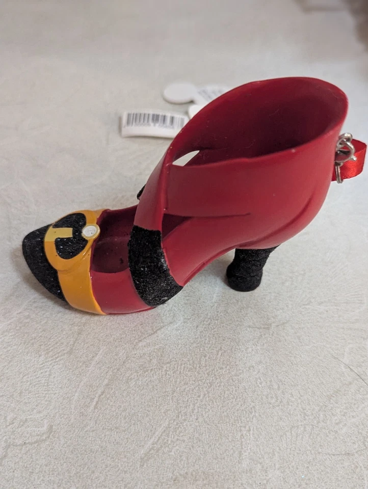 Disney Parks Mrs Incredible Runway Shoe Christmas Holiday Ornament New Tags - image 2 of 4