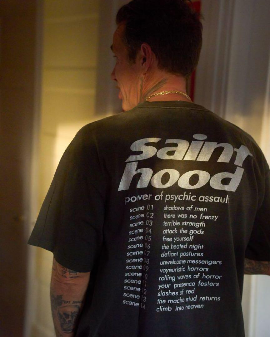 St. Michael 23SS Neighborhood T-Shirt L Black SM-S23-0000 St. Michael 23SS Neighborhood T-Shirt L Black SM-S23-0000
