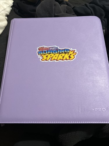 Surging Sparks Master Set Incomplete Pokemon Cards with Binder and More ...