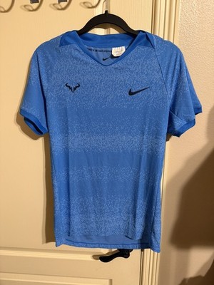 Nike Rafael Nadal Custom Athlete Issued Tennis Shirt (FD5407-435) New