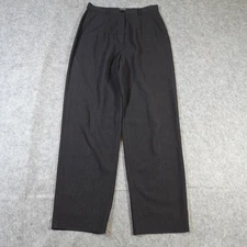 Giorgio Armani Pants Womens 40 Medium 26x28 Cupro Crepe Black High Waist Trouser