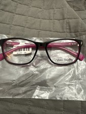 Vera Bradley CORA Impressionista Women  s Blk Pink Floral Eyeglasses 53-15-135