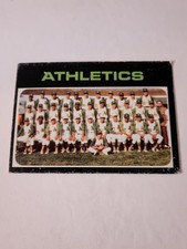 1971 Topps #624 Athletics Team Card Oakland A’s MLB Vintage Baseball