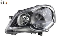 Scheinwerfer Passend FüR VW Polo 02 9N 04/05- 01/12 Links Mit Leuchtmittel