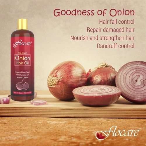 Flocare Onion Hair Oil For All Hair Type 100 ML - Picture 2 of 6