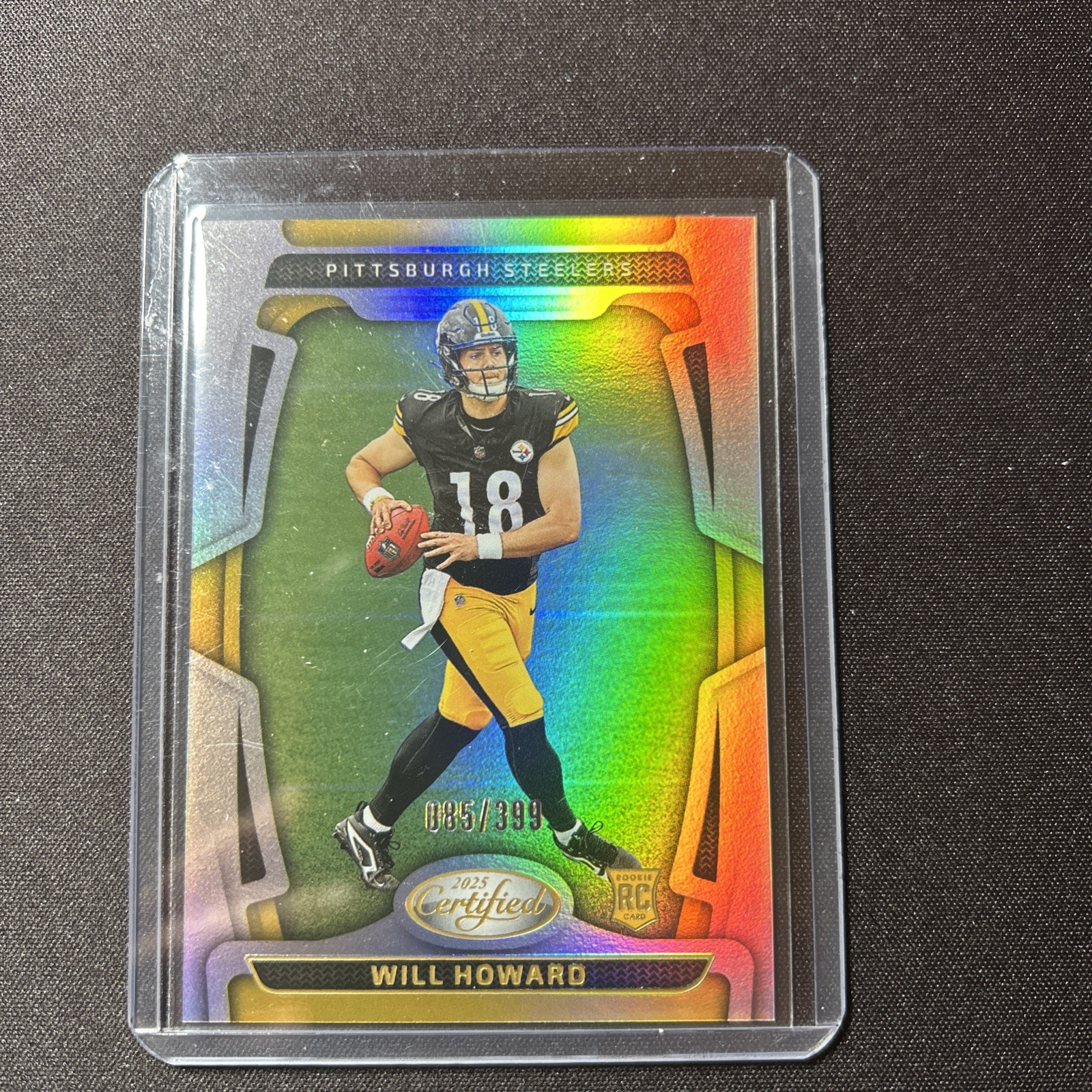 2025 Panini Certified Football #104 Will Howard RC /399