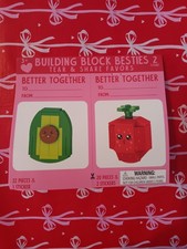 Avocado & Strawberry Brick Build Set 