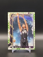 2025-26 Topps Holiday Basketball #H165 ACE BAILEY RC Exclusive Plaid Parallel