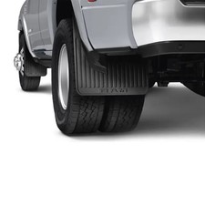 82215933 Rubber Splash Guards - Rear Dually Ram 3500 W Flares 2019-2024 Oem