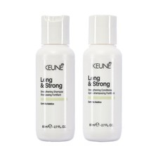 Keune Long Strong Strengthening Shampoo and Conditioner 2.7oz/80ml TRAVEL SET