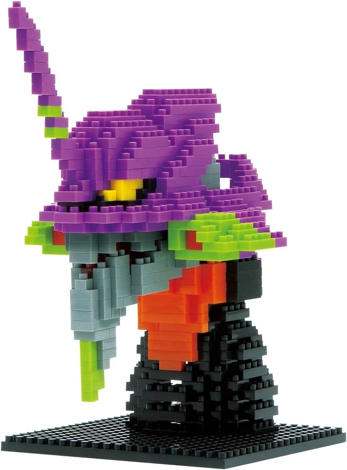Kawada 2012 nanoblock Evangelion Unidad-01 Cabeza NEV-001 500 piezas Nivel 4 Foto 2 de 4
