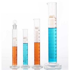 Bulk Buy 5ml - 1000ml Transparent Graduated Measuring Cylinder with Stopper