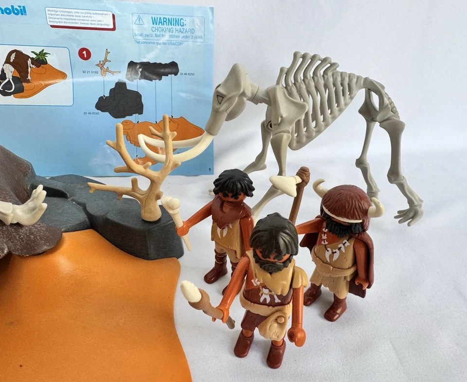 Playmobil Set 5101 Mammutknochen Steinzeit Zelt mit Figuren / Vollständig - Bild 3 von 4