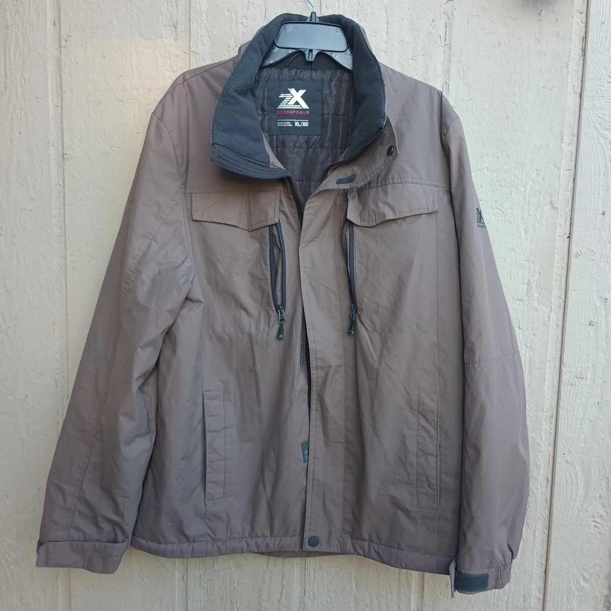 Zeroxposur Men's XL Jacket All Weather Insulated Removable Hooded Coat Rainwear