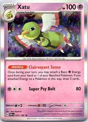 Xatu 072/182 Rare Holo Paradox Rift