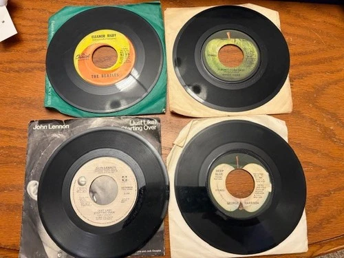 Vintage 45 rpm Beatles (lot of 4)