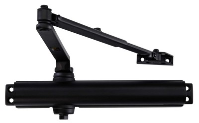 Heavy Duty Commercial Door Closer - Model # LH8016 (US19 Matte Black)- Surfac...