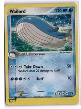 Wailord Holo Rare Ruby and Sapphire RS Water Holo 14/109 2003 MP on eBay