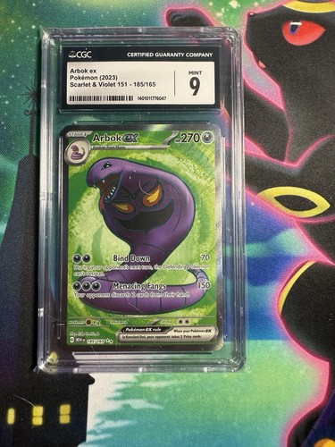 Arbok ex graded CGC 9 for sale on eBay