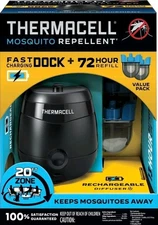 Thermacell E95 Mosquito Repellent FAST-Charging Dock Bonus Pack 72 Hour refill