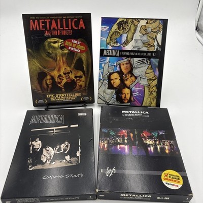 Metallica 4 DVD Lot - Year and a Half, Some Kind of Monster, Cunning Stunts, S&M