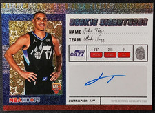 John Tonje 2026 Topps NBA Hoops /50 Auto Rookie Signatures Gold RC #HRS-JT