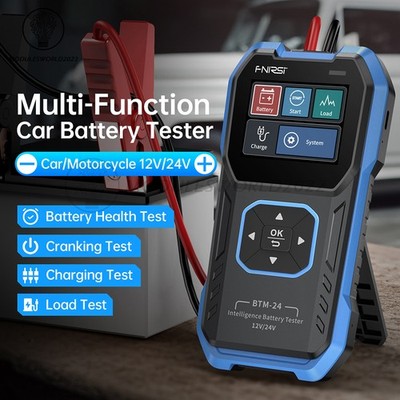 FNIRSI BTM-24 Car Battery Tester Automotive Battery Load Tester Diagnostic Tool