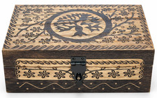 Handgefertigtes Schmuckkästchen Holz, Schmuckbox, Schatulle,Geschenkebox Vintage