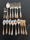 Lunt Sterling Silver ~ Mount Vernon Pattern ~ Lot of 17 ~ 1905 ~ 445 GRAMS