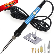 Wood Burning Kit, WoodBurning Tool Adjustable Temperature 200 450 Bue