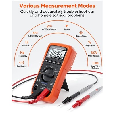 MS Digital Multimeter - Voltage Current Resistance Tester