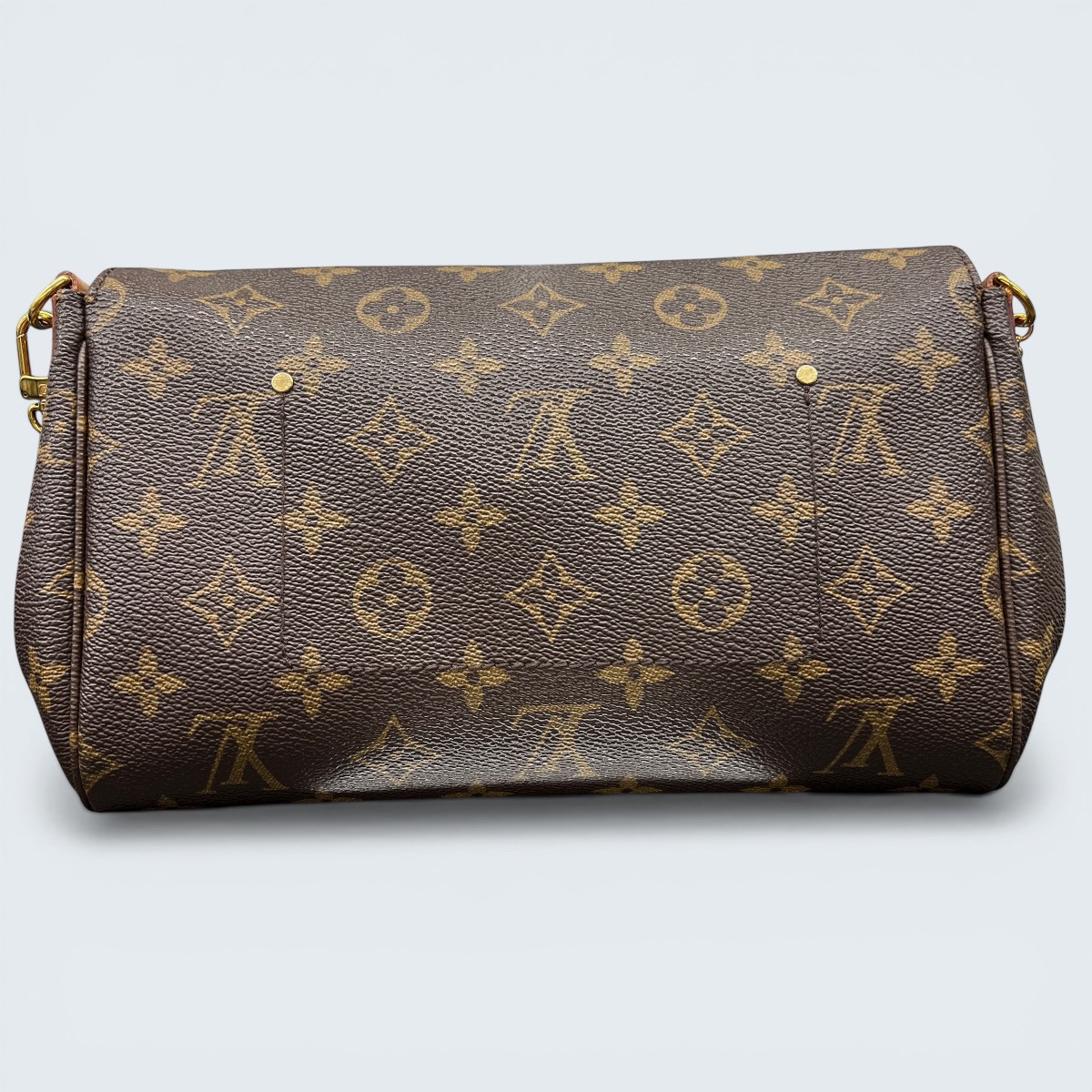 LOUIS VUITTON M40718 Favorit MM Shoulder Bag Brown Monogram Second Hand AB-rank image 2