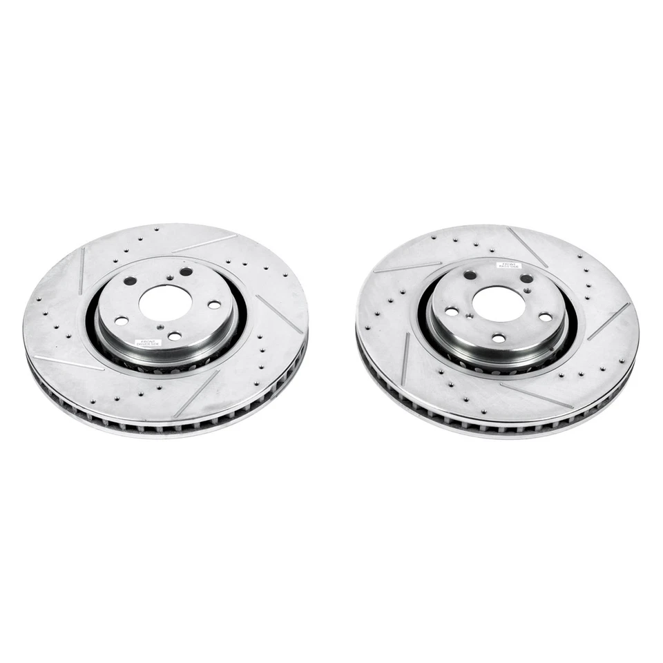 PowerStop JBR1307XPR Brake Rotors For Lexus GS350 2007-2011 Front Foto 2 de 4