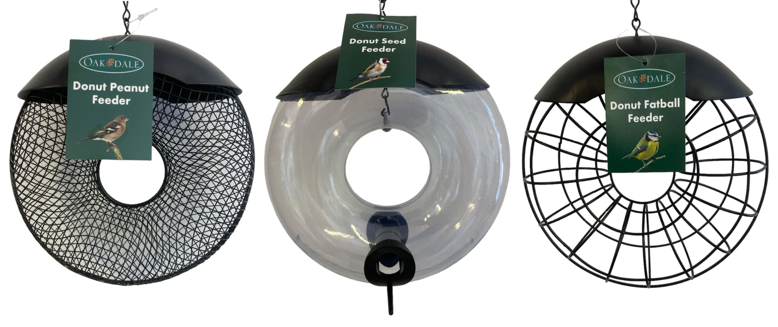 Oakdale Donut Bird Feeders Triple pack