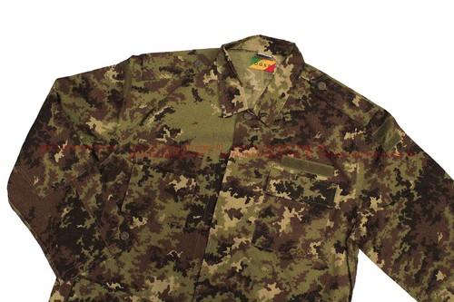 Rare Genuine Africa Congo Army Vegetato Frog Camo BDU Uniforms Top & Pants LL+ - Picture 3 of 8