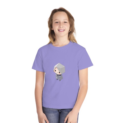 Cute Character Youth Tee, Kids Graphic T-Shirt, Playful Summer Shirt, Gift for - Picture 46 of 61
